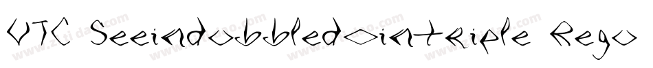 VTC Seeindubbledointriple Regular字体转换